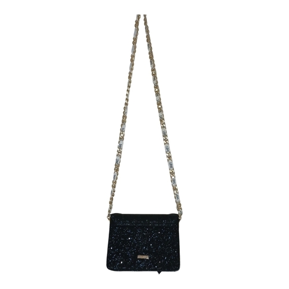 ALDO Black Red Glitter Embellished Crossbody Sling Bag - Picture 8 of 8